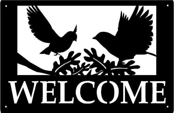 Birds in Flight Welcome Sign or Name/ House Number