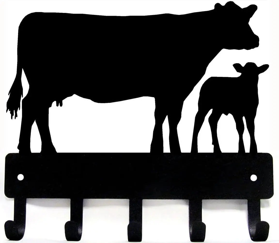 Cow & Calf Farm Key Holder with 5 Hooks – NORTH STAR FARMS